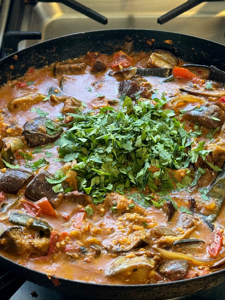 South Indian Vegan Eggplant Curry