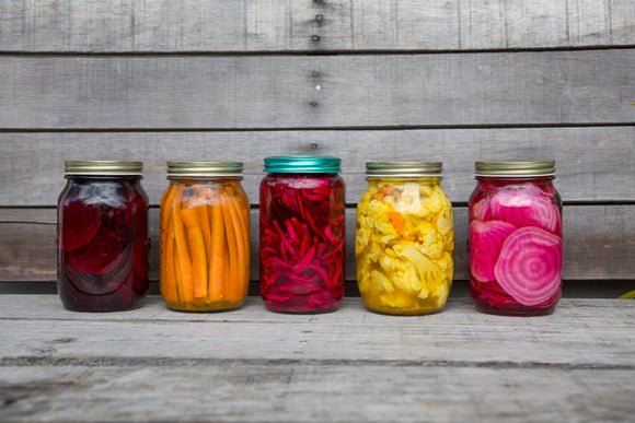 TURMERIC SPICED CAULIFLOWER + CARROT PICKLES