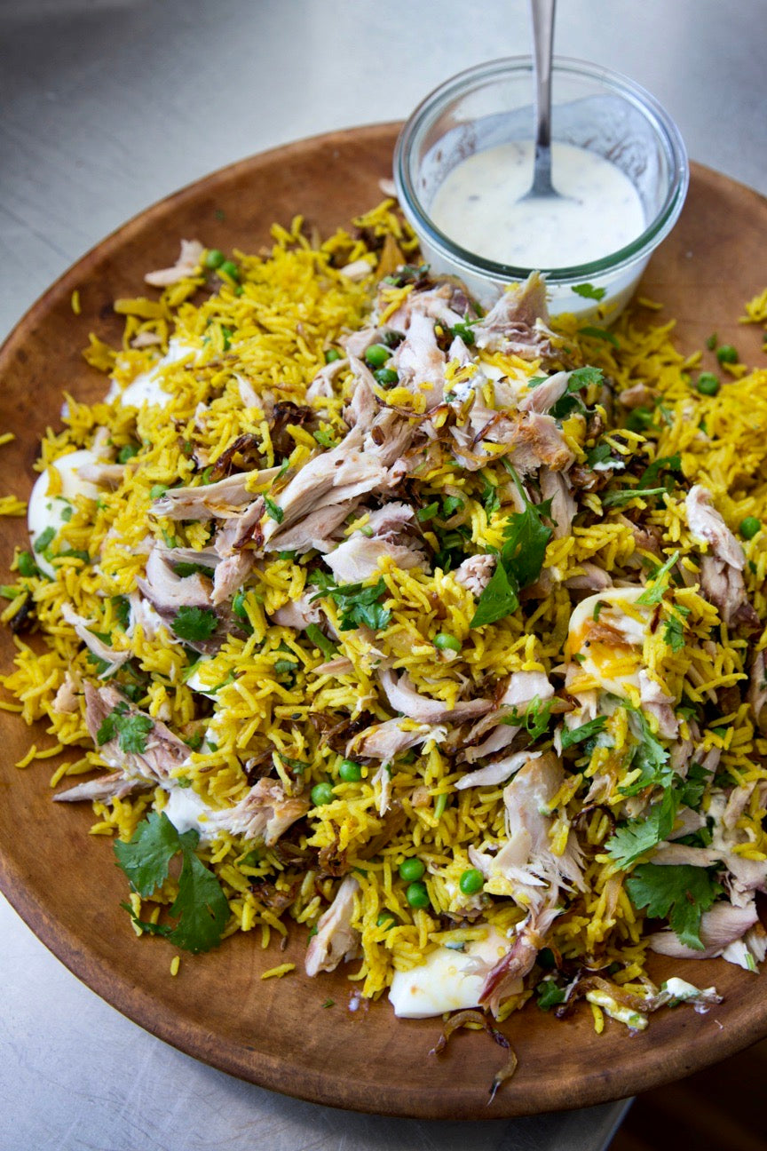 KEDGEREE WITH SMOKED FISH & CRISPY ONIONS RIPE DELI