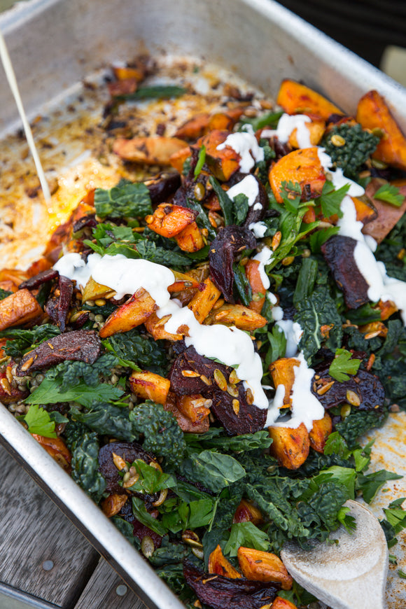 SPANISH ROOTS WITH FETA WHIP