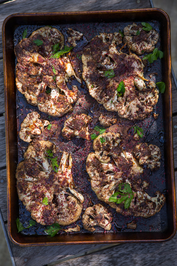 ROASTED PERSIAN CAULIFLOWER STEAKS