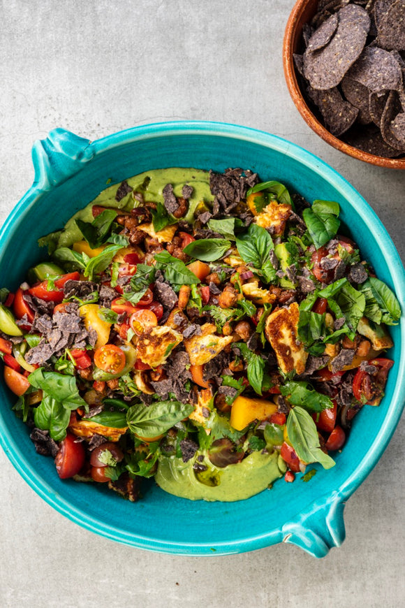 Mexican Bouncing Beans & Guac Salad