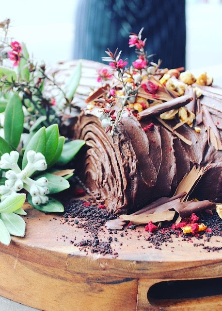 Hazelnut & Chocolate Bûche De Noël