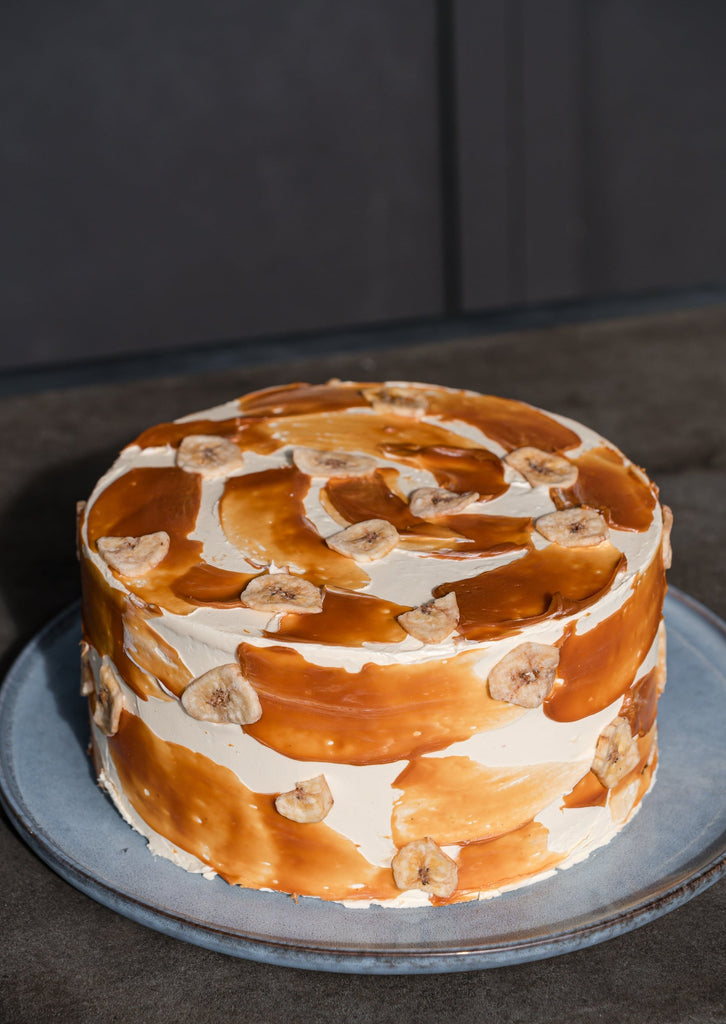 Banana Dulce De Leche Layer Cake