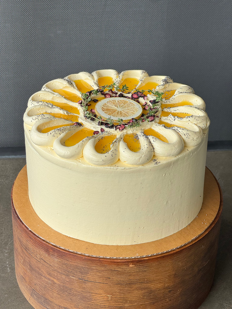 LEMON, BLUEBERRY & POPPY SEED CAKE