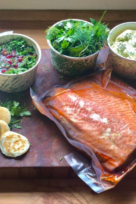 The Salmon Blini Kit