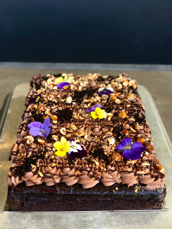 Decadent Chocolate Slab Cake