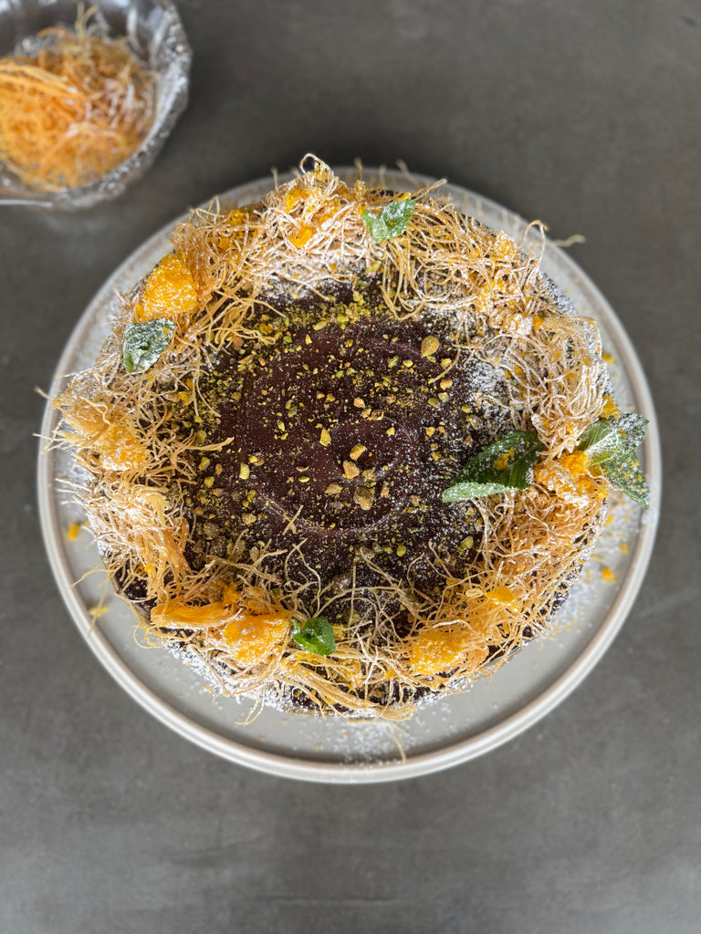 Pistachio Kataifi Cheesecake