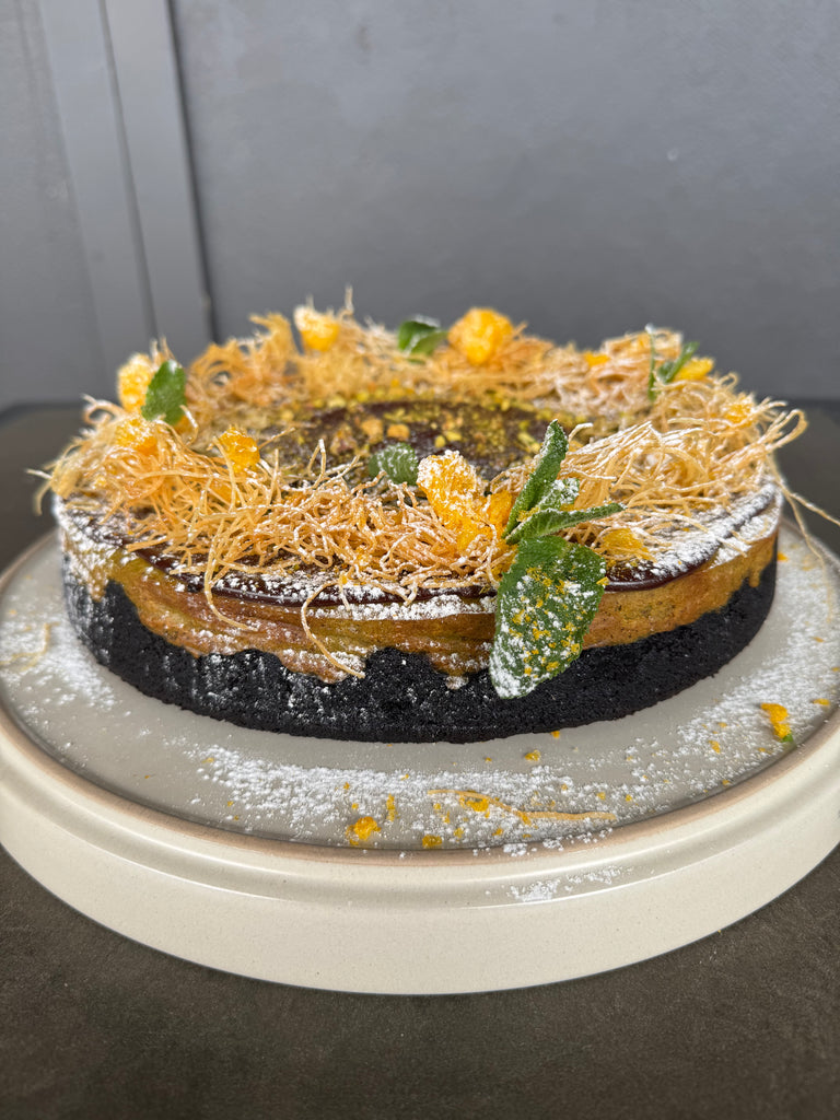 Pistachio Kataifi Cheesecake