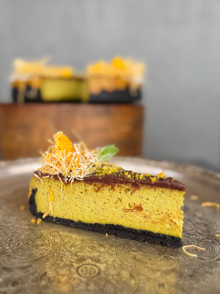 Pistachio Kataifi Cheesecake