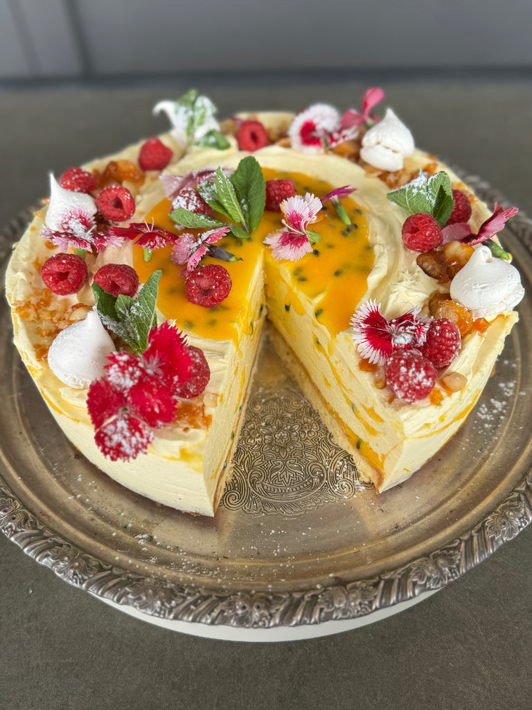 White Chocolate Passion Fruit Cheesecake