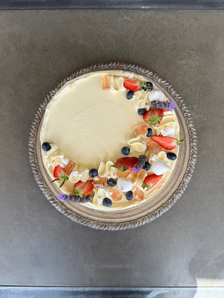 Strawberry & Cream Layer Cake