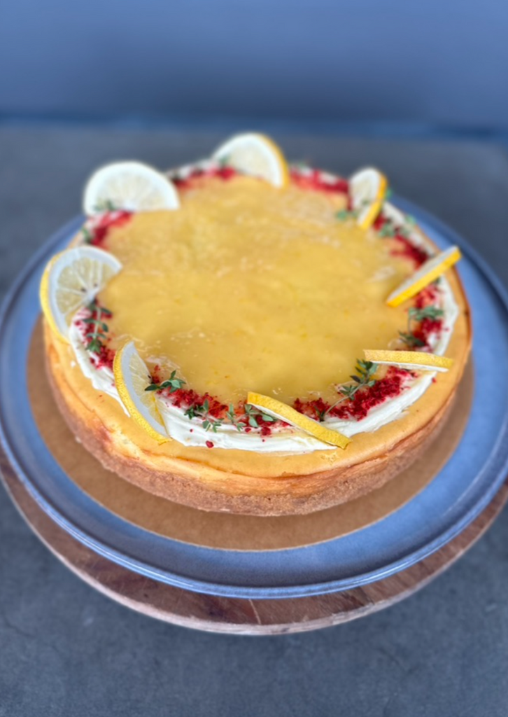 Baked Lemon Curd Cheesecake