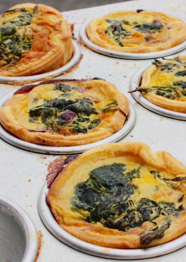 Mini Spinach & Feta Quiche or Frittata x 5 - ripe delicatessen